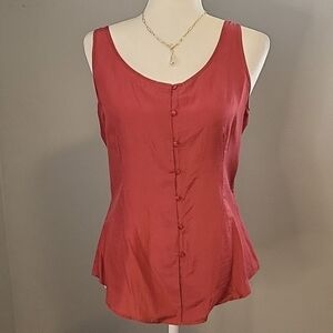 New York Studio 100% Silk Tank - Size S